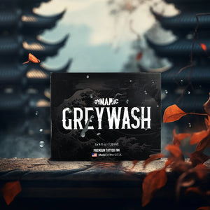 Dynamic Greywash Ink Set With Mixing Solution - Pick Size - Ultimate Tattoo Supply