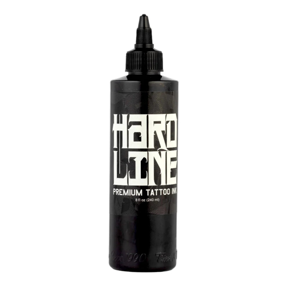 Dynamic Black Hardline Tattoo Ink — 8oz Bottle - Ultimate Tattoo Supply