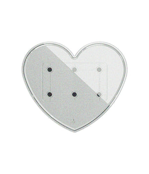 Ghost Tattoo Heart Tray (Tray Only) Glitter