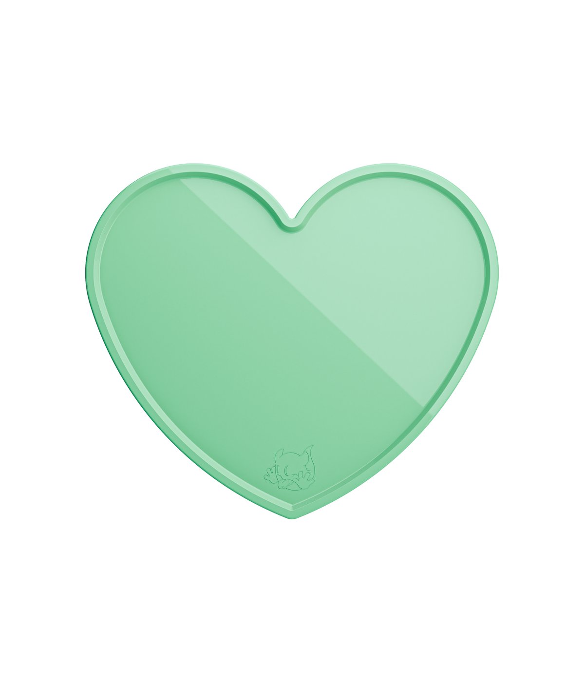 Ghost Tattoo Heart Tray (Tray Only) Green