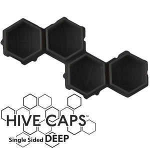 Deep Hive Caps™ — Bag of 200 Ink Caps (50 Pieces) — Pick Color - Ultimate Tattoo Supply