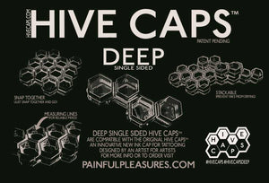 Deep Hive Caps™ — Bag of 200 Ink Caps (50 Pieces) — Pick Color - Ultimate Tattoo Supply