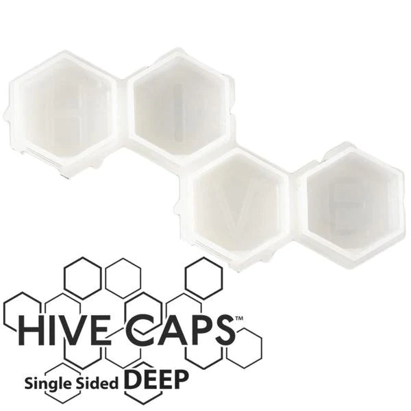 Deep Hive Caps™ — Bag of 200 Ink Caps (50 Pieces) — Pick Color