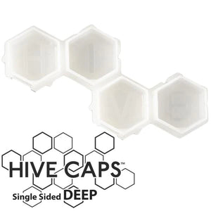 Deep Hive Caps™ — Bag of 200 Ink Caps (50 Pieces) — Pick Color - Ultimate Tattoo Supply