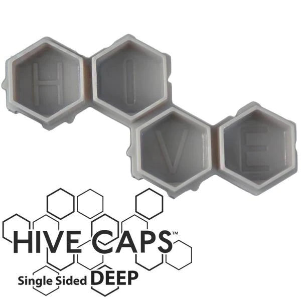 Deep Hive Caps™ — Bag of 200 Ink Caps (50 Pieces) — Pick Color - Ultimate Tattoo Supply