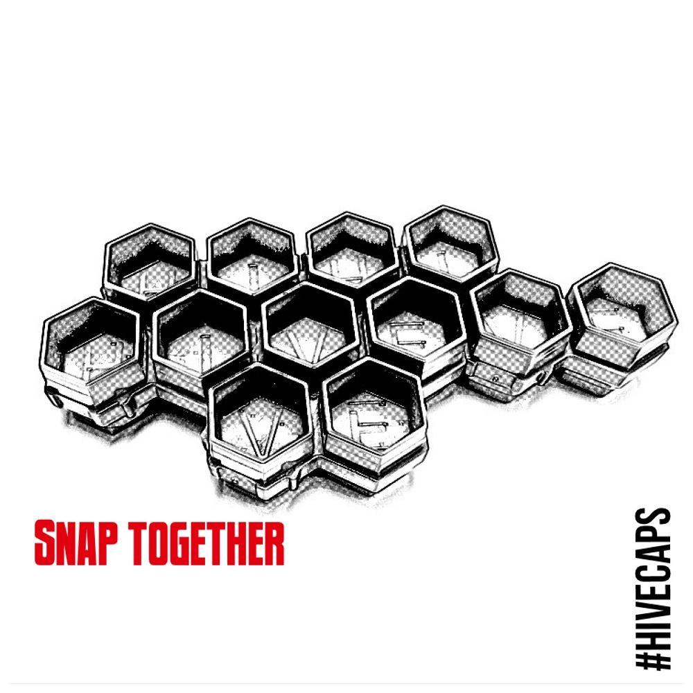 Deep Hive Caps™ — Bag of 200 Ink Caps (50 Pieces) — Pick Color - Ultimate Tattoo Supply