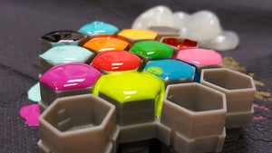 Hive Caps™ — Bag of 200 Ink Caps (50 Pieces) — Pick Color - Ultimate Tattoo Supply