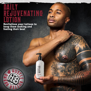 Daily Rejuvenating Lotion Revitalizes your Tattoos