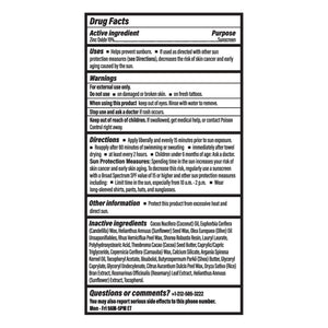 Mineral Sunscreen Stick Facts