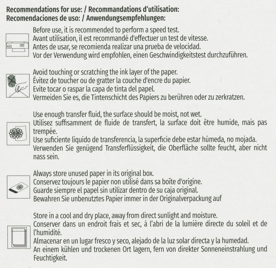 Kores Tattoo Stencil Transfer Paper — 100 Sheets — Pick Size - Ultimate Tattoo Supply