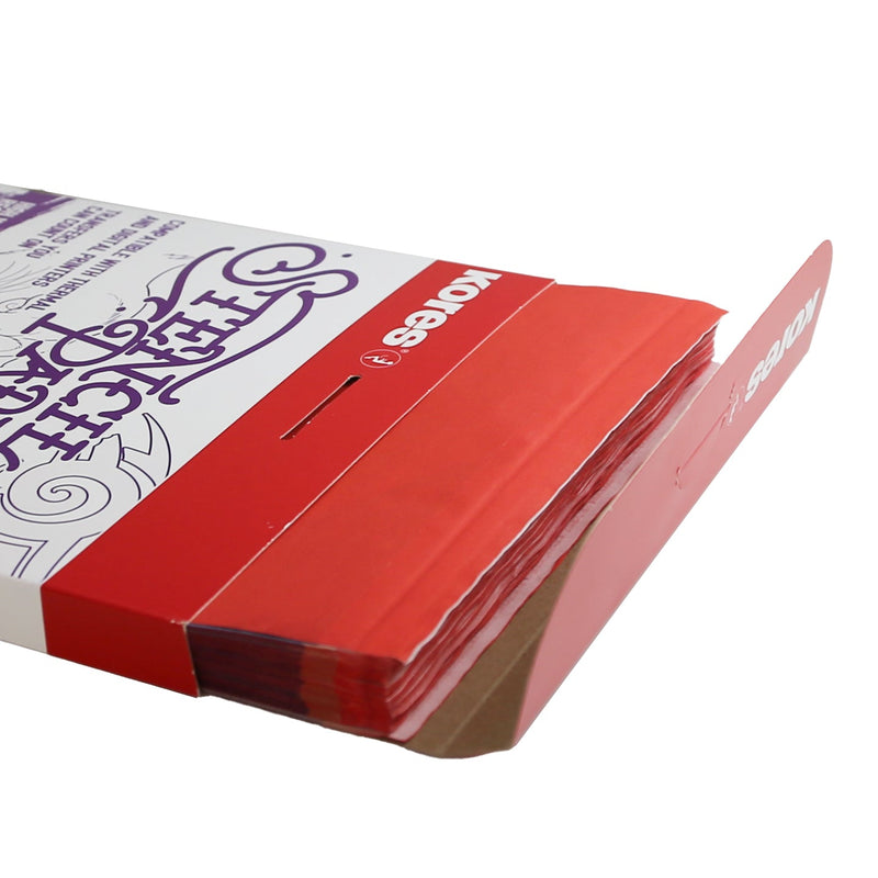 Kores Tattoo Stencil Transfer Paper — 100 Sheets — Pick Size - Ultimate Tattoo Supply