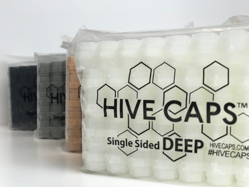 Deep Hive Caps™ — Bag of 200 Ink Caps (50 Pieces) — Pick Color - Ultimate Tattoo Supply