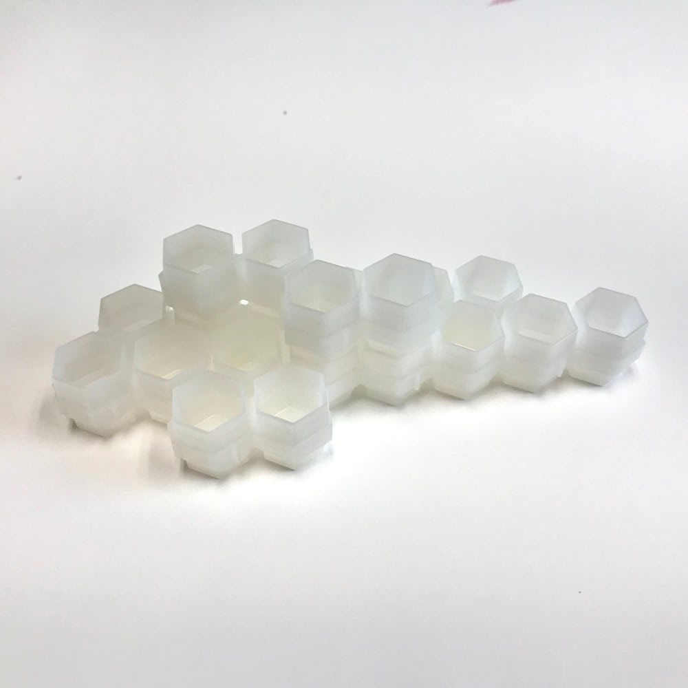 Deep Hive Caps™ — Bag of 200 Ink Caps (50 Pieces) — Pick Color - Ultimate Tattoo Supply