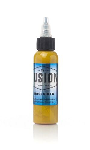 Moss Green — Fusion Tattoo Ink — 1oz Bottle - Ultimate Tattoo Supply