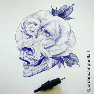 Peak Dotwork Ballpoint Pen Drawing Cartridges — Pick Color — Box of 20 - Ultimate Tattoo Supply