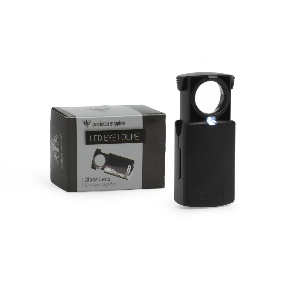 30x Illuminated LED Eye Loupe Glass Lens - Painful Pleasures