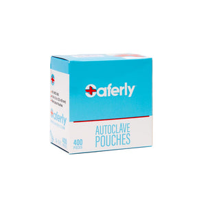 Saferly Sterilization Heat Seal Autoclave Pouches for Body Jewelry — Box of 400