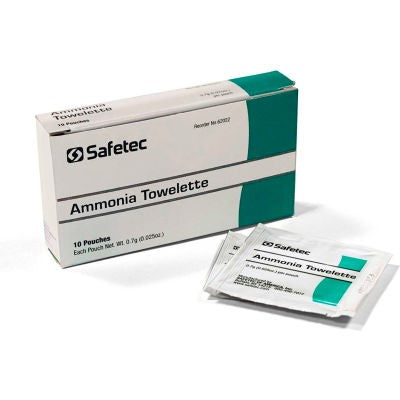 Safetec Ammonia Inhalant Pouches - First Aid - 10 per Box - Painful Pleasures
