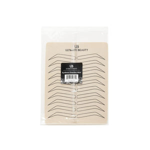 Ultimate Beauty Eyebrow PMU Practice Sheet — Double-Sided - Ultimate Tattoo Supply
