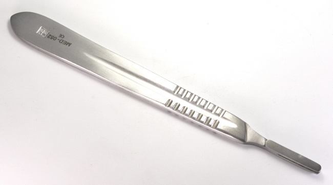 Precision Economy-Grade Rustless Steel Scalpel Handle #4 - Price Per 1 - Painful Pleasures