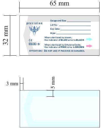 Saferly Sterilization Heat Seal Autoclave Pouches for Body Jewelry — Box of 400