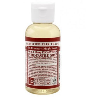 Eucalyptus Pure-Castile Soap — Dr. Bronner's Magic Soaps — 2oz Bottle - Painful Pleasures