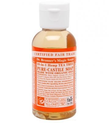 Dr. Bronner's Magic Soaps Tea Tree Pure-Castile Soap - 2oz. Bottle - Painful Pleasures