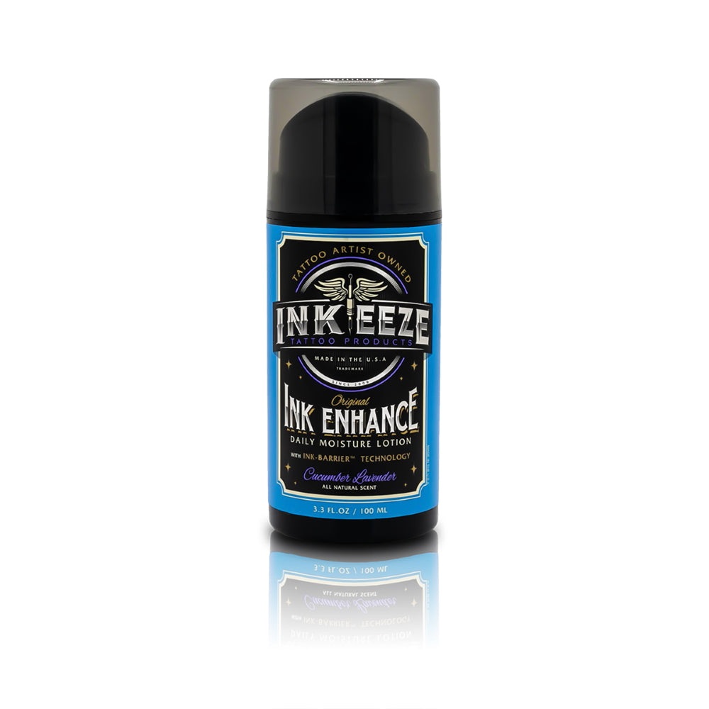 INK-EEZE Tattoo Daily Moisturizer — 3.3oz Pump Bottle - Painful Pleasures