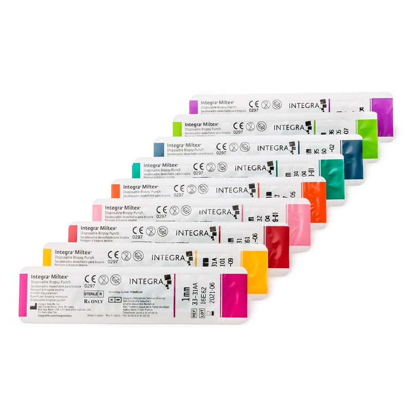 Miltex Biopsy Dermal Punch - Sterilized Disposable Punches for Dermal Anchors