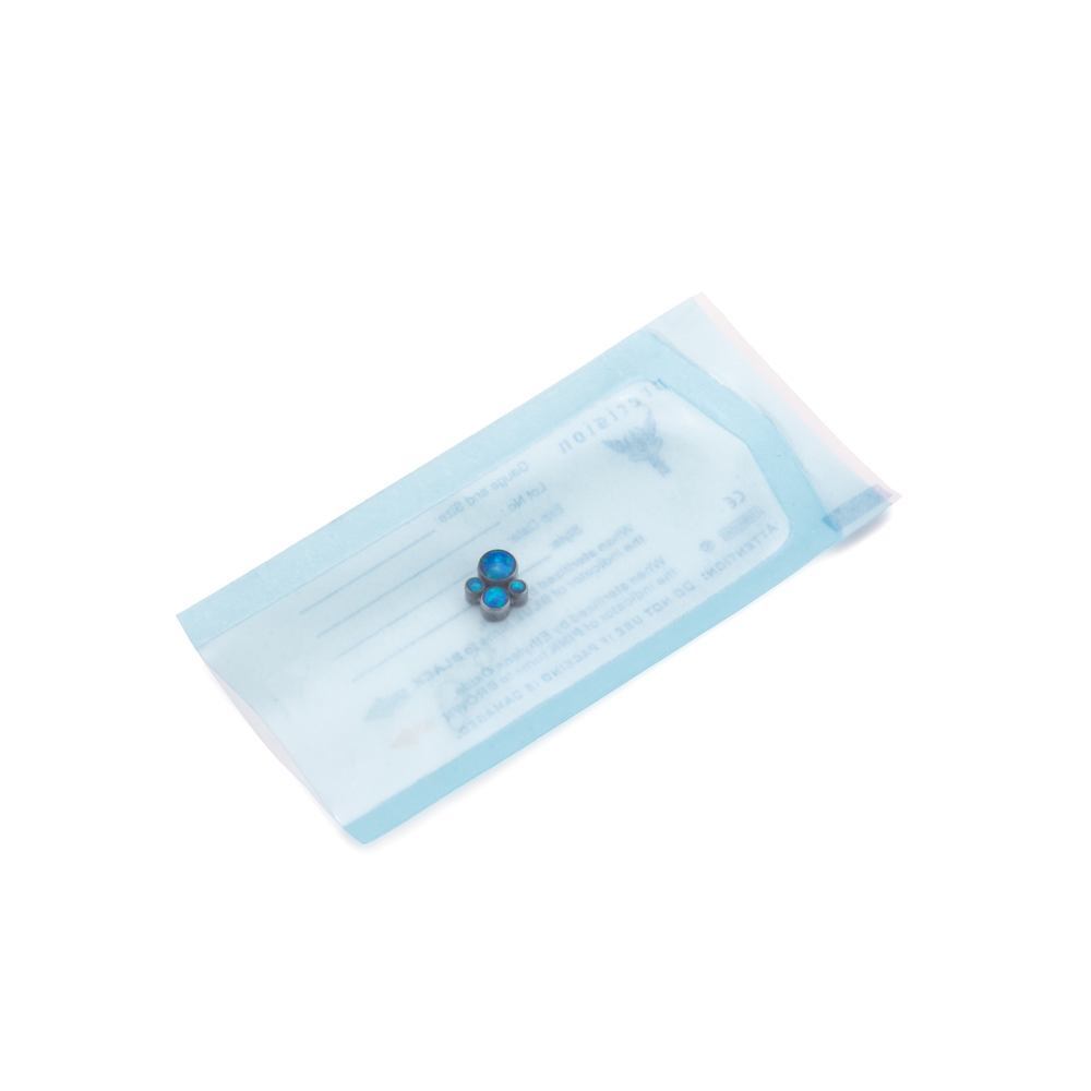 Saferly Sterilization Heat Seal Autoclave Pouches for Body Jewelry — Box of 400