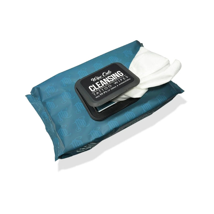 Wipe Outz Cleansing Tattoo Wipes — Pack of 40 - Ultimate Tattoo Supply