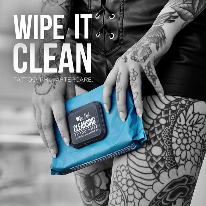 Wipe Outz Cleansing Tattoo Wipes — Pack of 40 - Ultimate Tattoo Supply