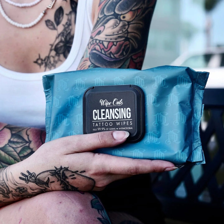 Wipe Outz Cleansing Tattoo Wipes — Pack of 40 - Ultimate Tattoo Supply