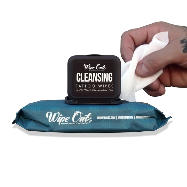 Wipe Outz Cleansing Tattoo Wipes — Pack of 40 - Ultimate Tattoo Supply