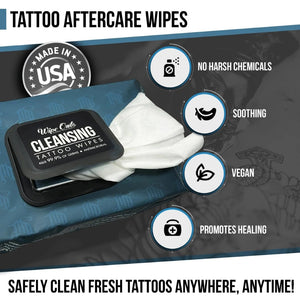Wipe Outz Cleansing Tattoo Wipes — Pack of 40 - Ultimate Tattoo Supply