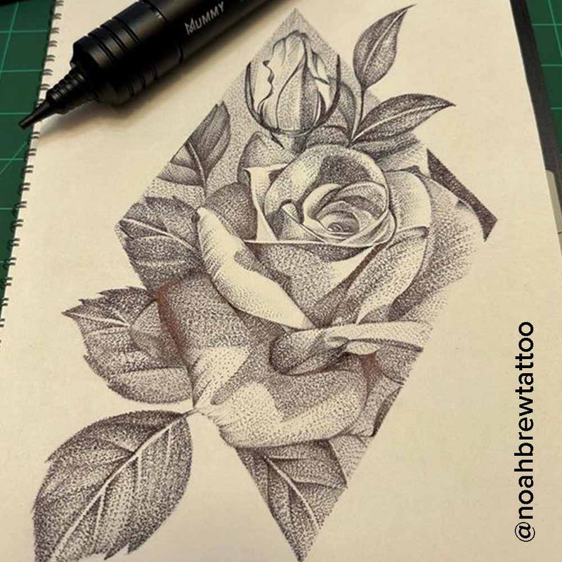 Peak Dotwork Ballpoint Pen Drawing Cartridges — Pick Color — Box of 20 - Ultimate Tattoo Supply