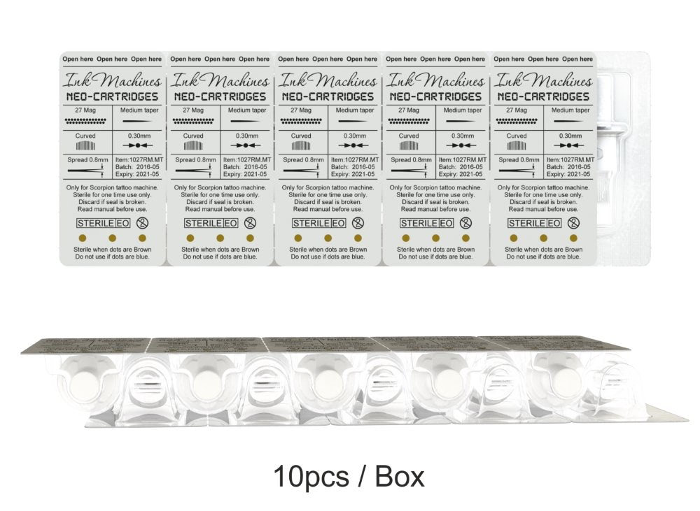 Ink Machines Neo-Cartridge Needles — Box of 10 - Painful Pleasures