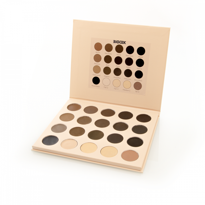 Tester Brow Color Palette — Biotek - Ultimate Tattoo SupplyTester Brow Color Palette — Biotek