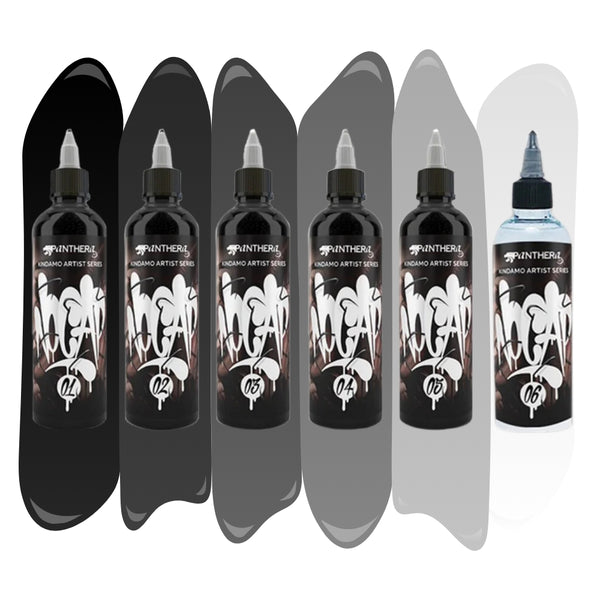 Panthera x Kindamo Set — 6 5oz Bottles - Ultimate Tattoo Supply