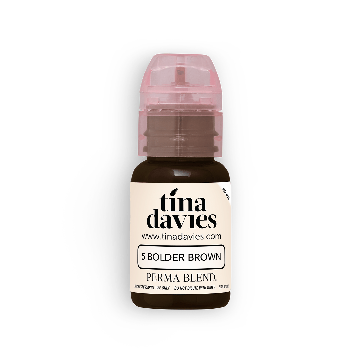 Tina Davies Bolder Brown — Perma Blend — 1/2oz Bottle - Ultimate Tattoo Supply