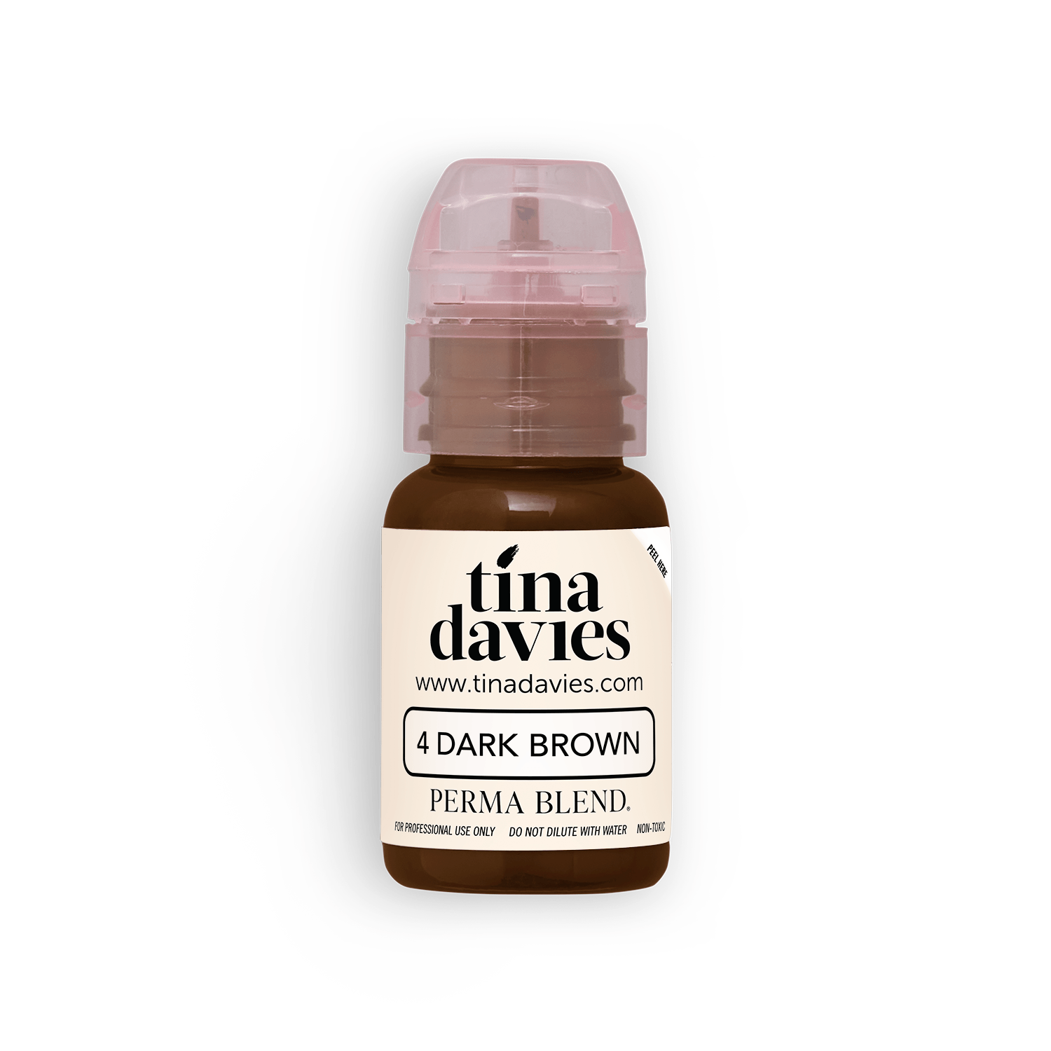 TINA DAVIES EYEBROW COLOR - DARK BROWN - Ultimate Tattoo Supply