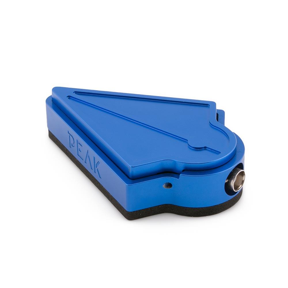 Peak Footswitch — Blue — Angled View