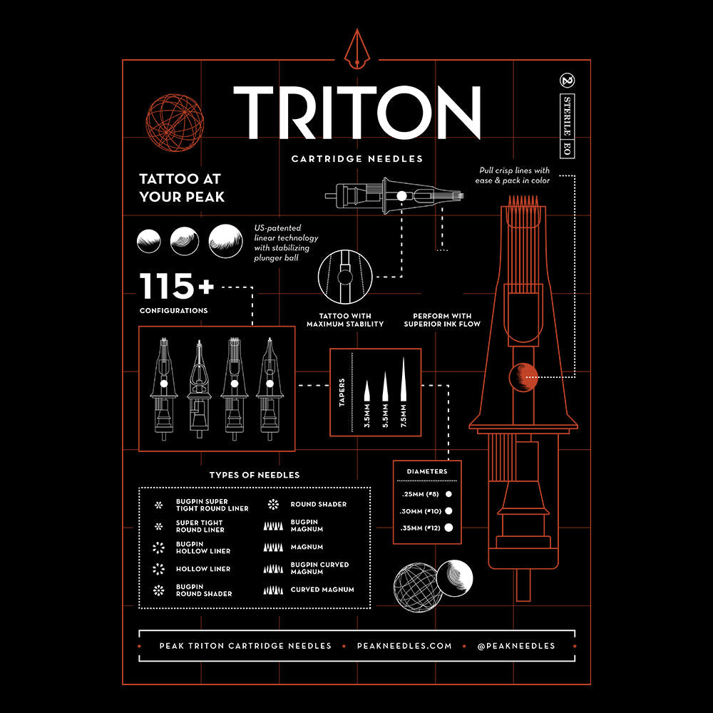 Peak Triton T-Shirt - Pick Size - Painful Pleasures