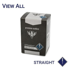 Precision Straight Body Piercing Needles — Price Per Box — Pick Size - Painful Pleasures