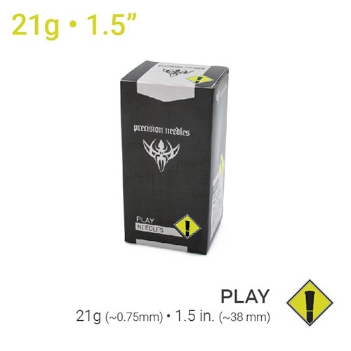 27g–20g Sterilized Play Piercing Precision Needles — Box of 25 Needles - Painful Pleasures