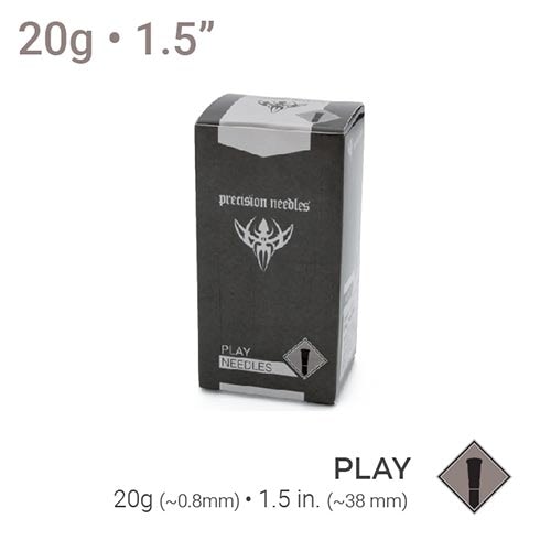 27g–20g Sterilized Play Piercing Precision Needles — Box of 25 Needles - Painful Pleasures