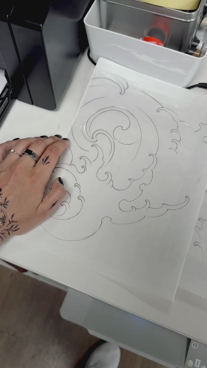 Video StandStill Adhesive Stencil Spray