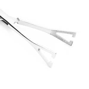 Pennington 6" Slotted Steel Forceps - Painful Pleasures