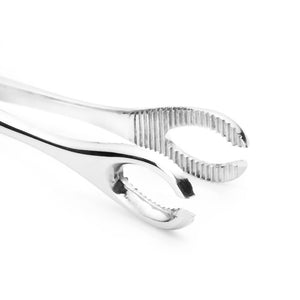 Forester (Sponge) 7” Slotted Steel Forceps - Painful Pleasures