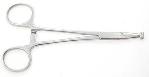 6” Steel Septum Piercing Forceps — Style #3 - Painful Pleasures